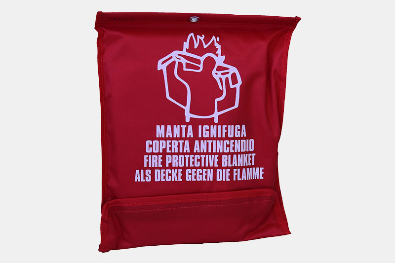 Coperta antifiamma in fibra di vetro custodia morbida