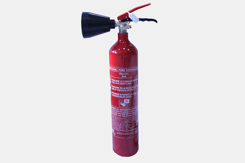 Estintore portatile 2 Kg CO² MED